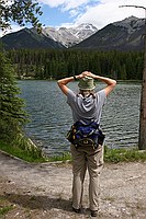 Laura at Johnson Lake