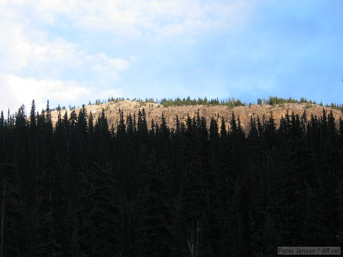 nice rocks from the E5 campsite in Banff