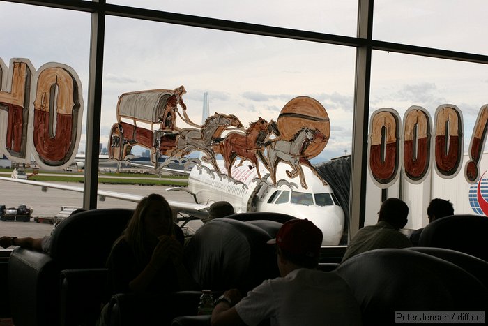 Ya-Hooo! (artwork in Calgary airport YYC)