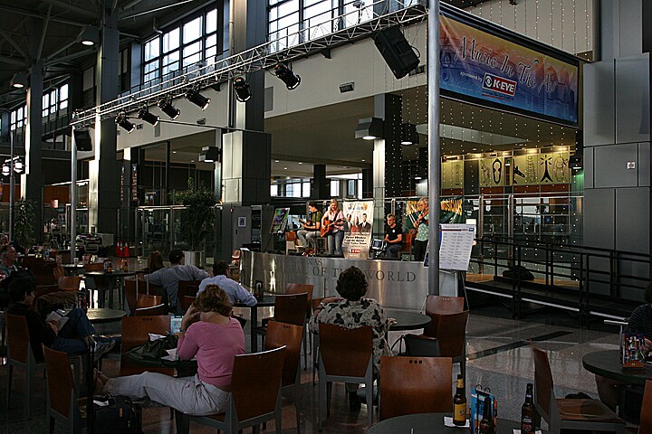 live music in the Austin Airport