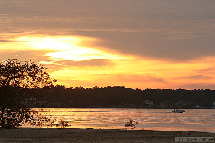 lake Conroe sunset