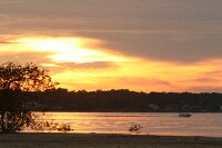 lake Conroe sunset