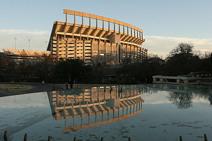 the UT football stadium