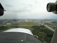 on final for rwy 8 at FXE