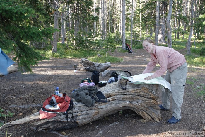 mapping in the campsite