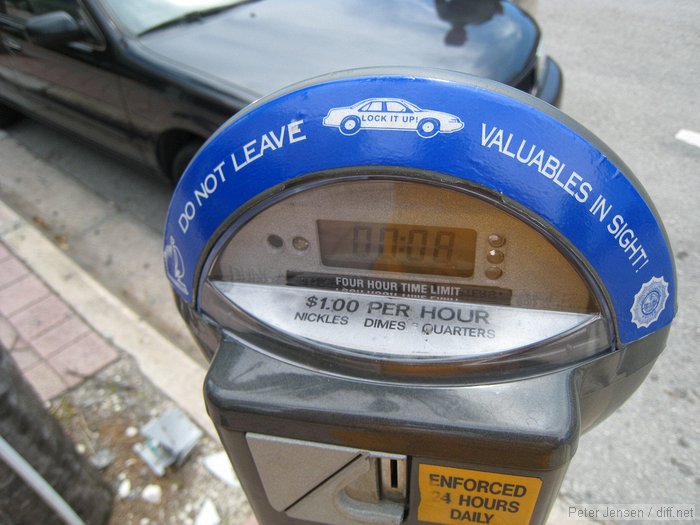 parking meter in Ft Lauderdale