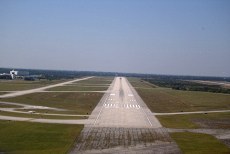 on final for 27L at MLB (cwf photo)