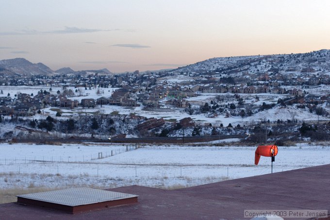 view from the Fort in Morrison