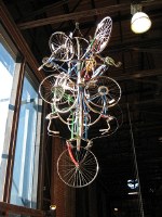 sculpture in REI Denver