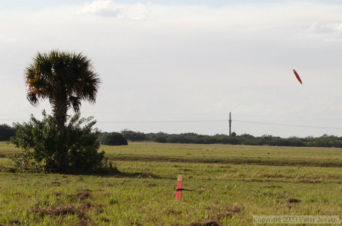 mid-air structural failure that resulted in a very light landing; looked easy to repair