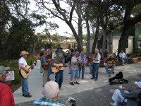 music at the farmer's market