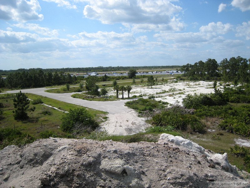 from the mound of dirt