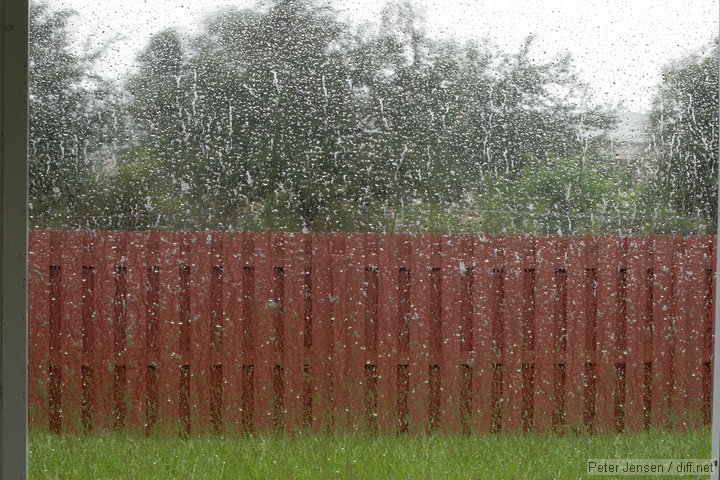 rain on the screen