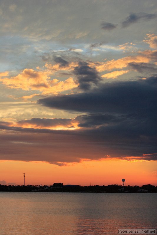 sunset on the Indian River