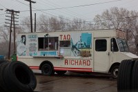 strange mobile taco stand