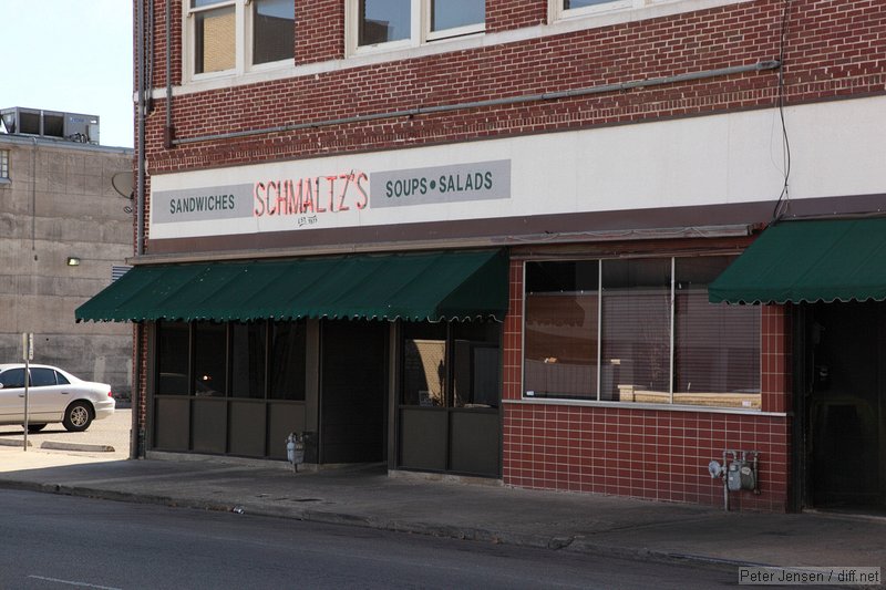 Schmaltz's Sandwiches - excellent, cheap, and great service.