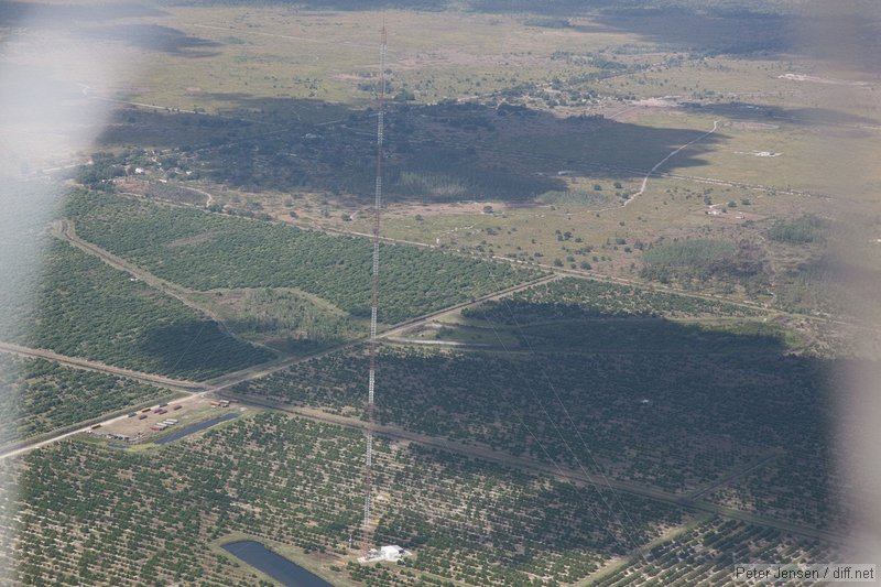 the 1631' MSL tower you pass on V441 between Melbourne and Lakeland