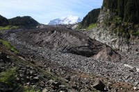 Carbon Glacier and Rainier