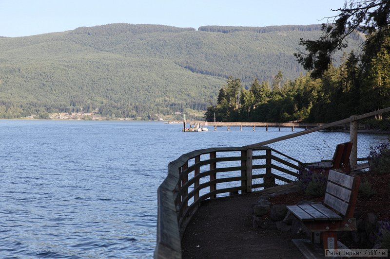 Sequim Bay state park benches