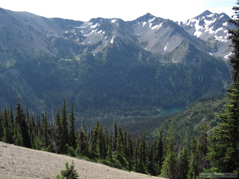 Grand Lake on the way up the trail