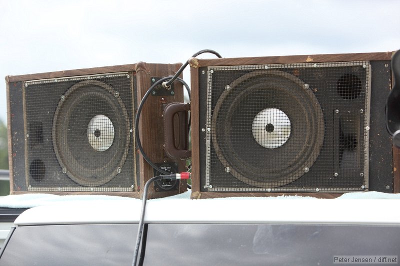 Dave's trusty soundsystem