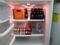 well-stocked fridge