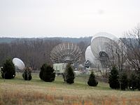 SES World Skies Woodbine Uplink Station in Mt Airy, MD