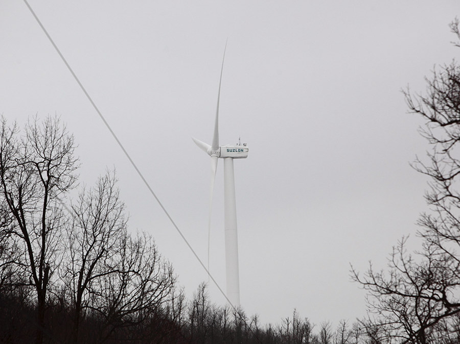 wind farm (Suzlon turbine)