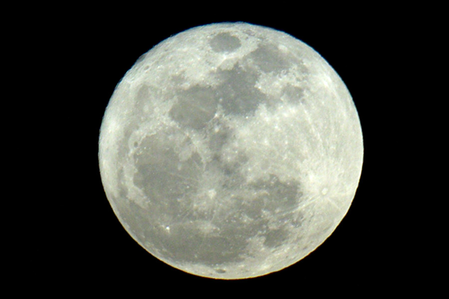 supermoon try one, from the parking deck