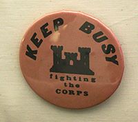 KEEP BUSY fighting the CORPS