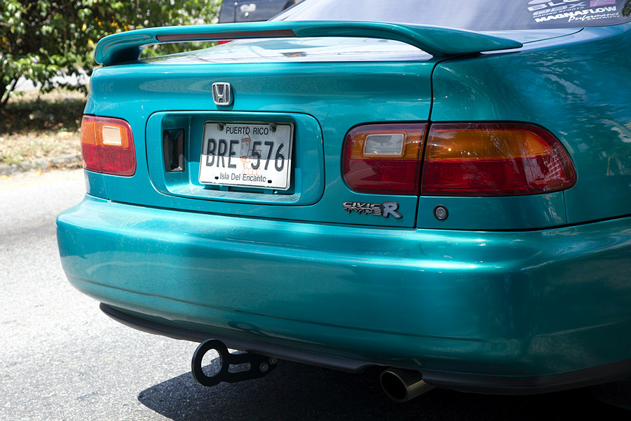 Civic typeR with a funny trailer hitch I'm not familiar with