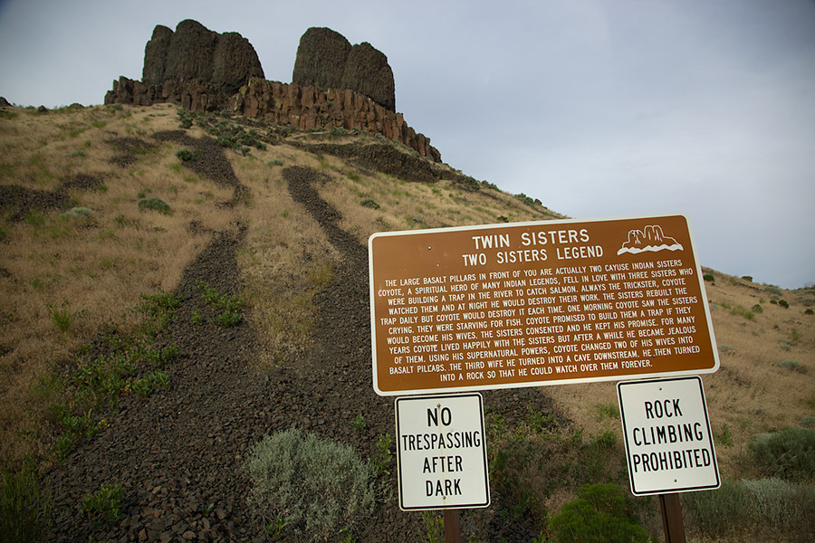 Twin Sisters sign