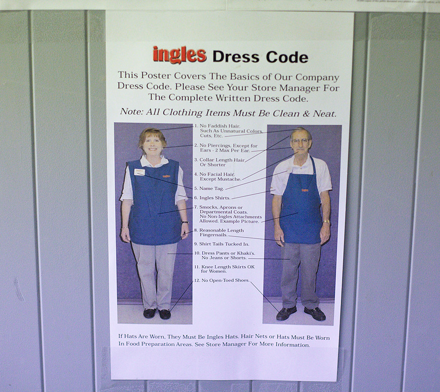 ingles dress code