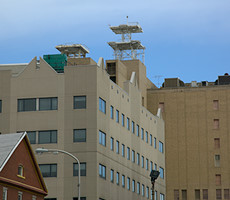 old AT&T microwave links with horns removed?