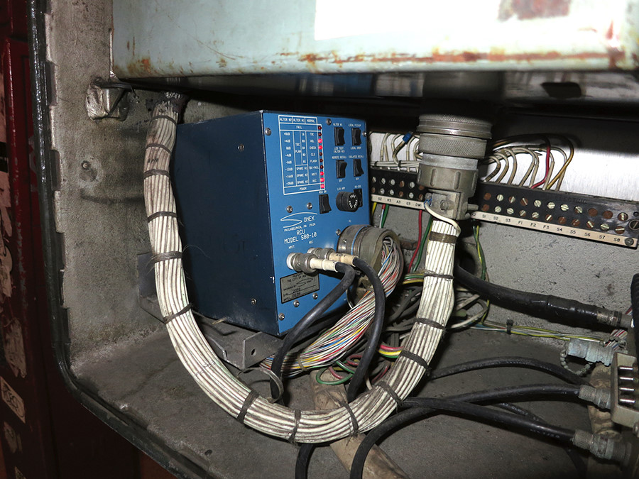 Sonex RCU Moel S80-10 traffic light controller found inside an open traffic light box. Dated 1994, and has an RS232 port on it!