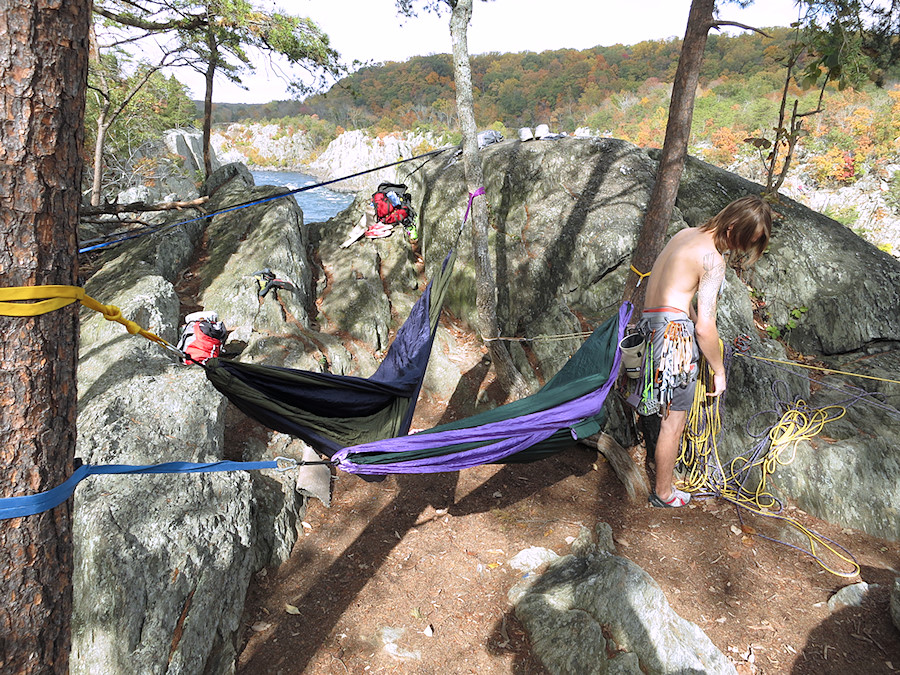 winning - kids are playing in the hammocks