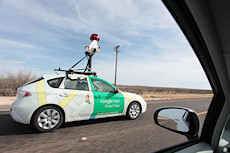 Google maps Street View car