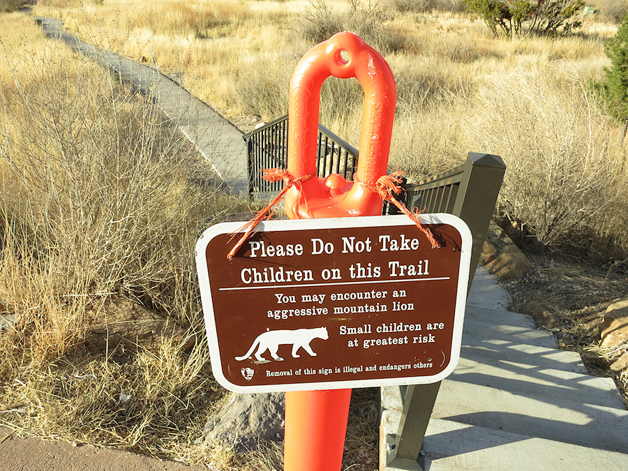 Chisos Basin sign