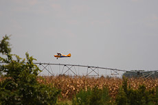 low and slow out in the country without a tail number