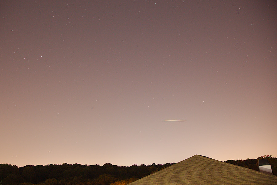 LADEE launch off of Wallops from the parking garage