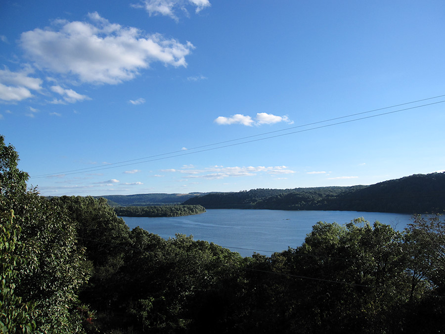 view from one of the climbs