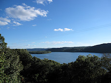 view from one of the climbs