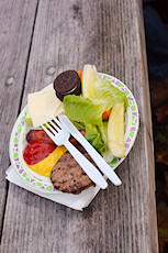 because making a picnic plate *is* art