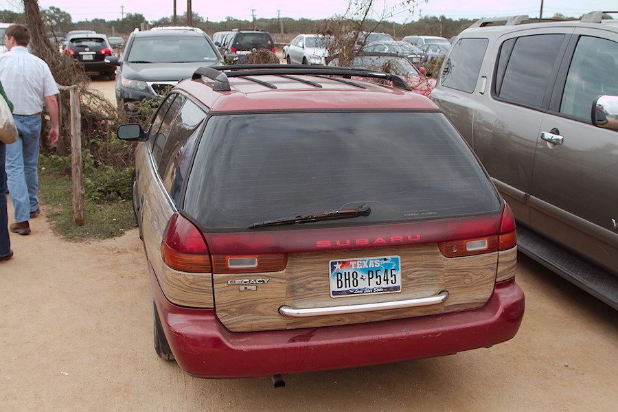 did subaru legacys ever come with toilet safety rails standard?