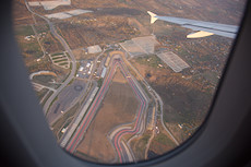 F1 race track from the air