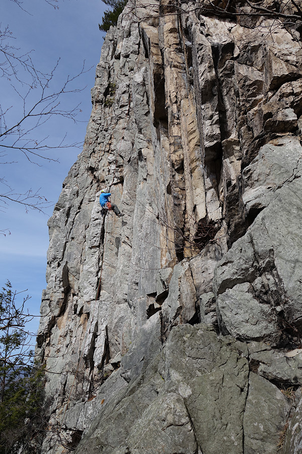 Traffic Jam rappel with two ropes