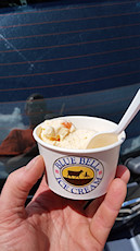 Blue Bell is not well distributed in the east right now, this really hit the spot