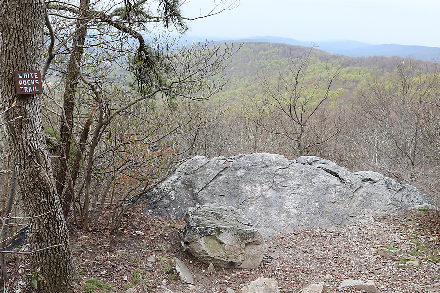 overlook just past the top of hill and radio towers