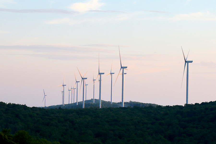 wind turbines