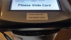 PLEASE SLIDE CARD CHIP DOESN'T WORK